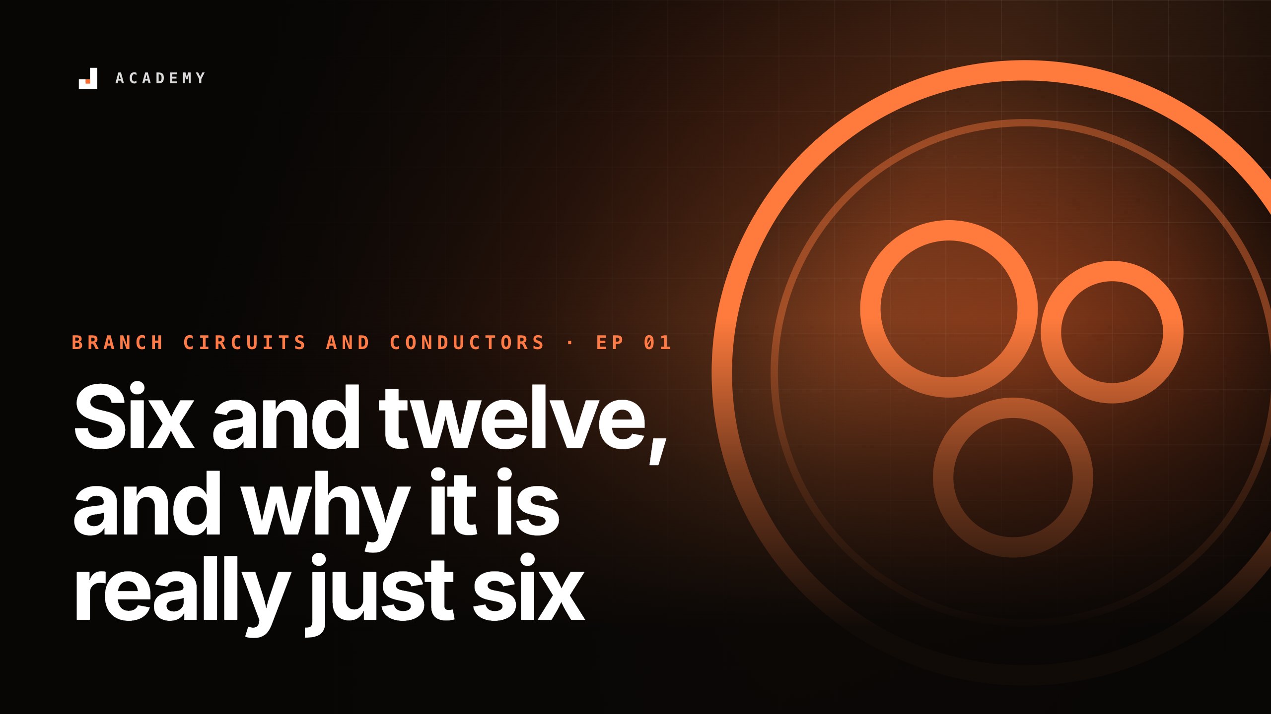 Six and twelve, and why it is really just six, episode 1 of Branch circuits and conductors