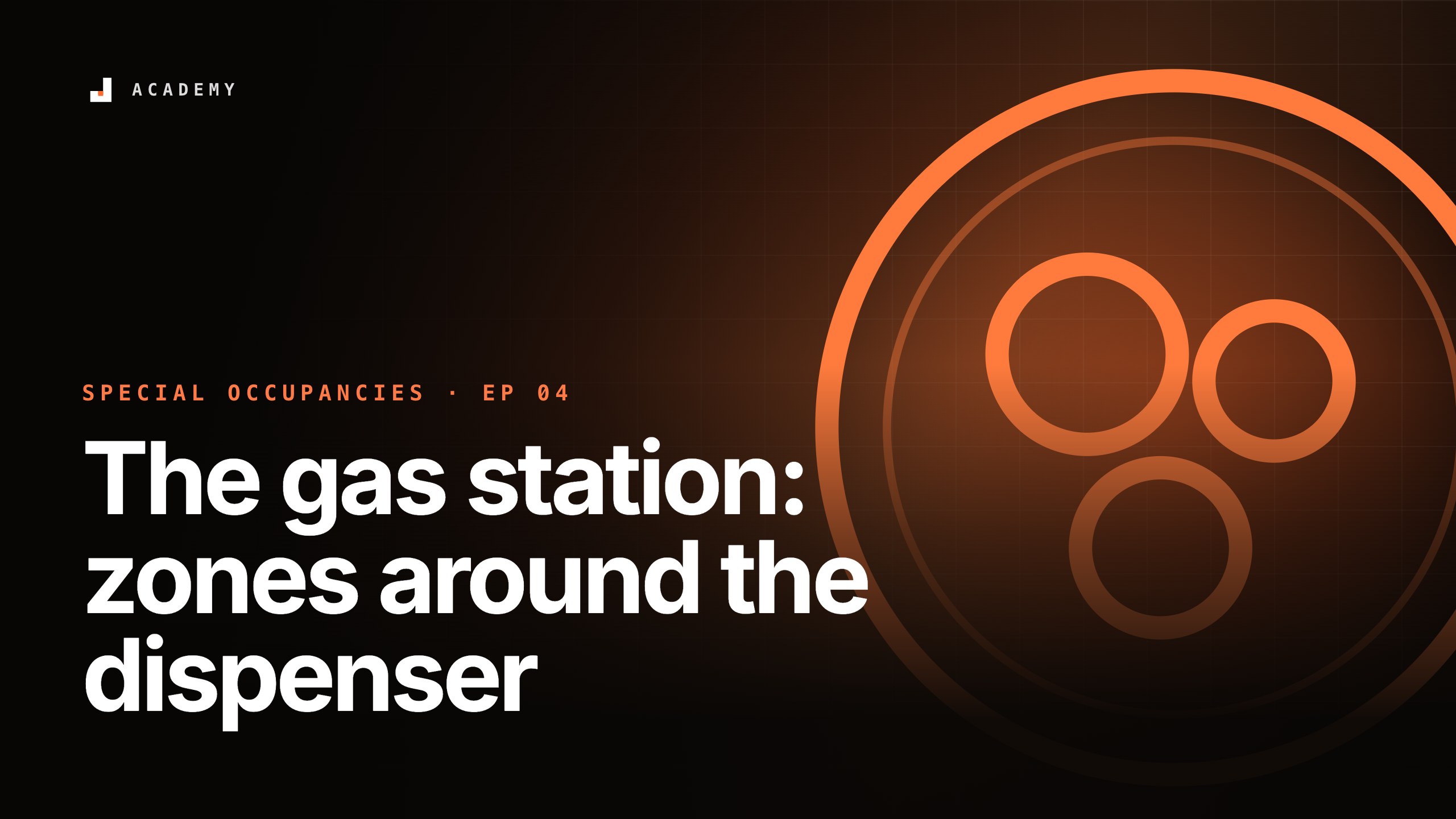 The gas station: zones around the dispenser, episode 4 of Special occupancies
