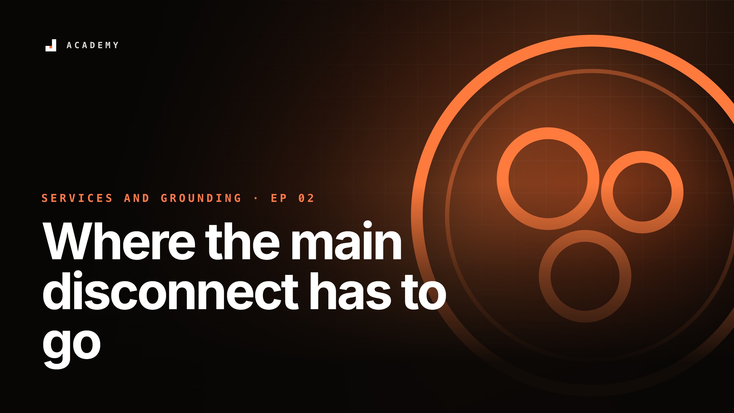 Where the main disconnect has to go, episode 2 of Services and grounding
