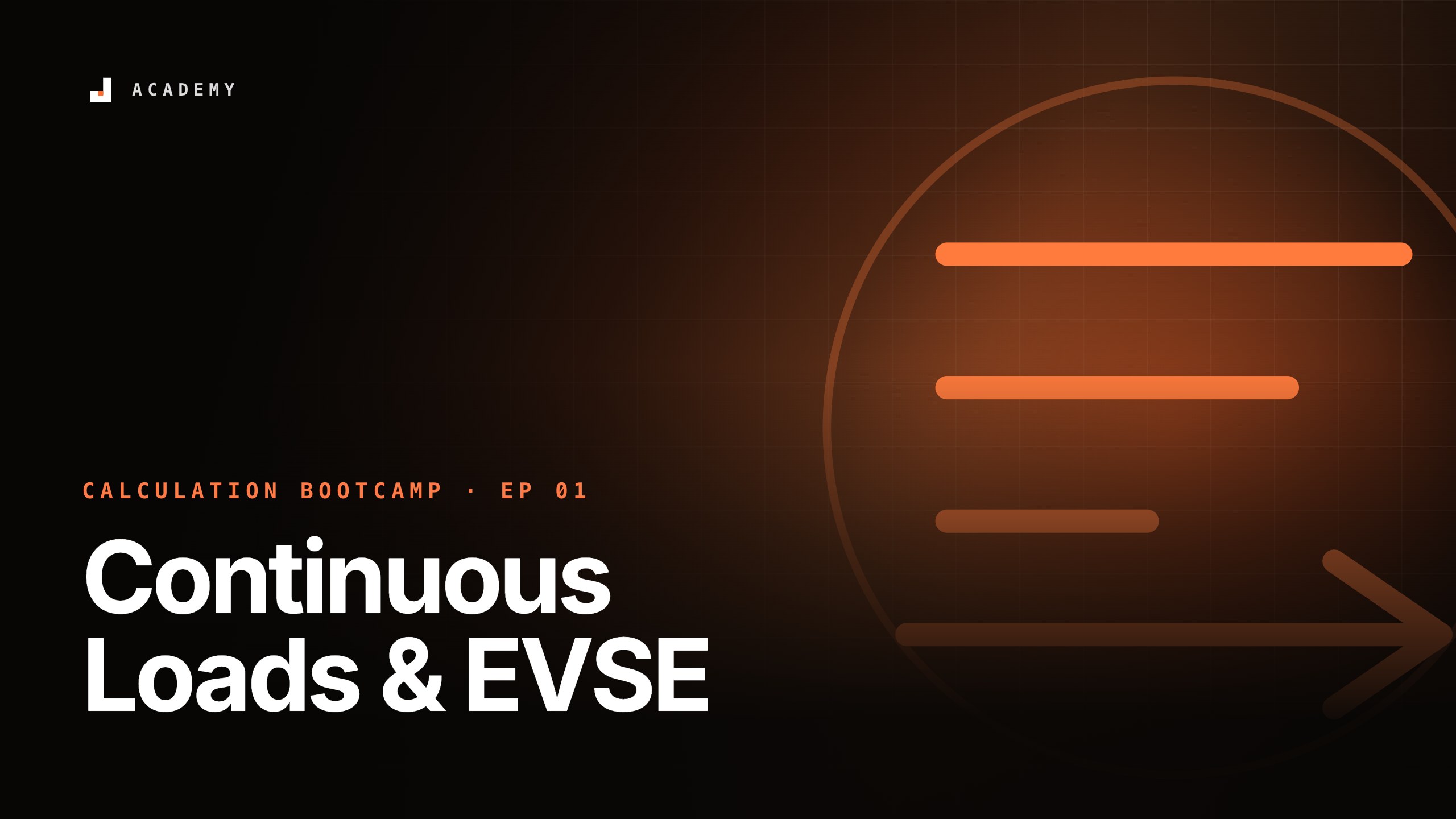 Continuous Loads & EVSE, episode 1 of Calculation bootcamp